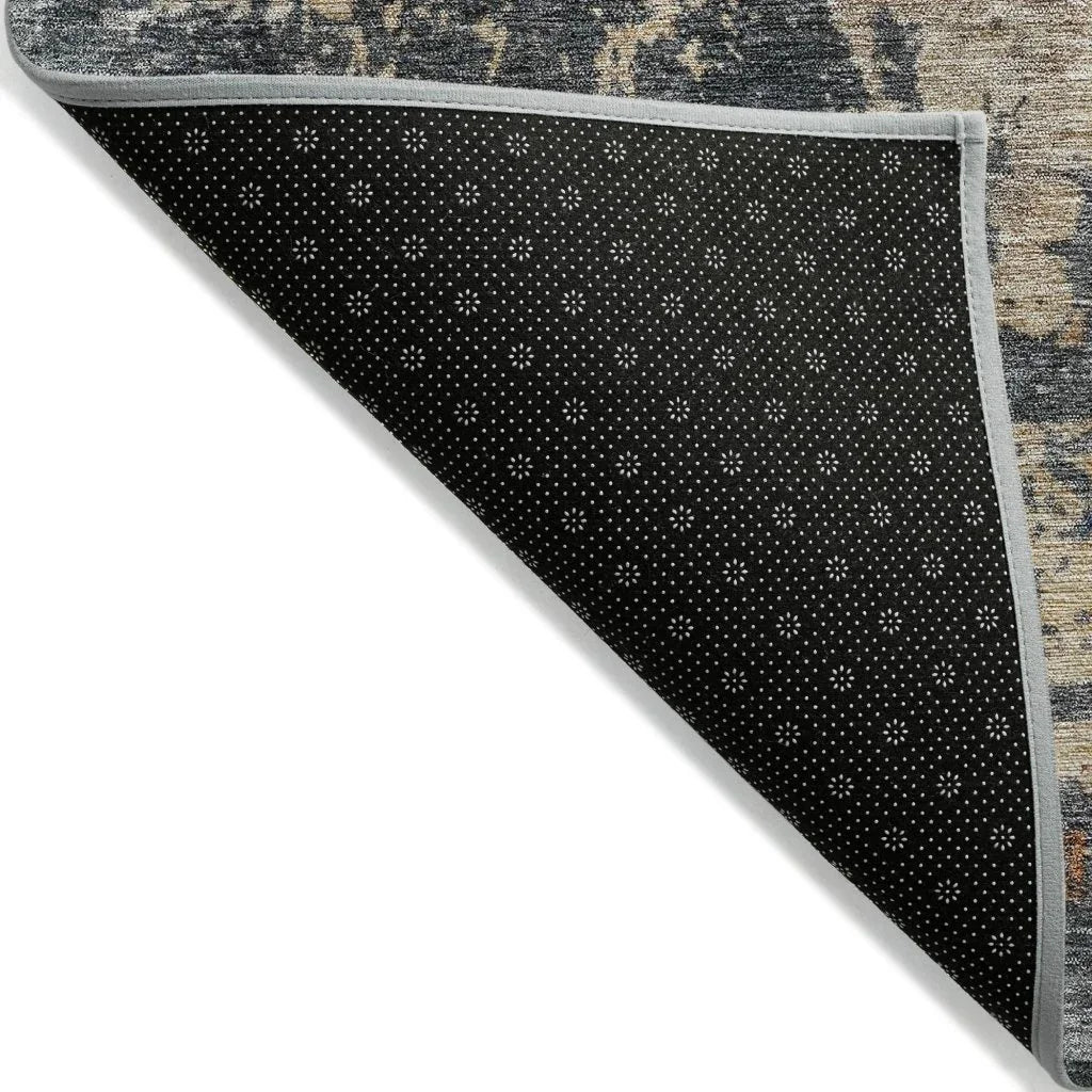 Karima Brown Washable Indoor - Outdoor Rug - LOOMLAN - LOOMLAN Rugs - Outdoor Rugs