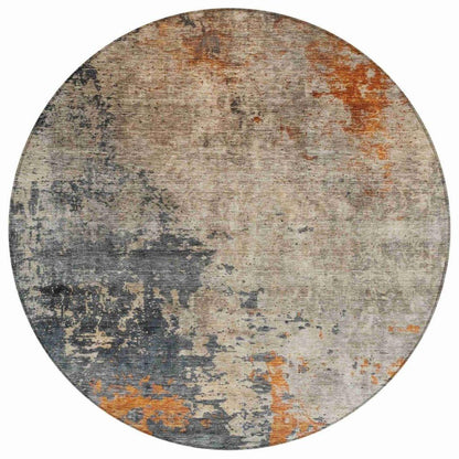 Karima Brown Washable Indoor - Outdoor Rug - LOOMLAN - LOOMLAN Rugs - Outdoor Rugs