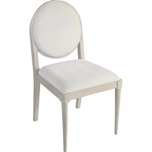 Karina Fabric Armless Dining Chair 2PC - LOOMLAN - Bassett Mirror - Dining Chairs