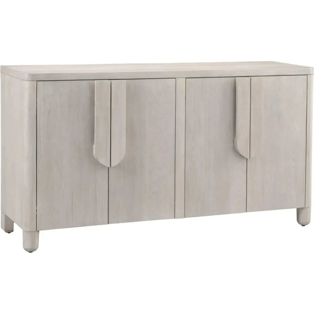 Karina Rubberwood Brown Server - LOOMLAN - Bassett Mirror - Sideboards