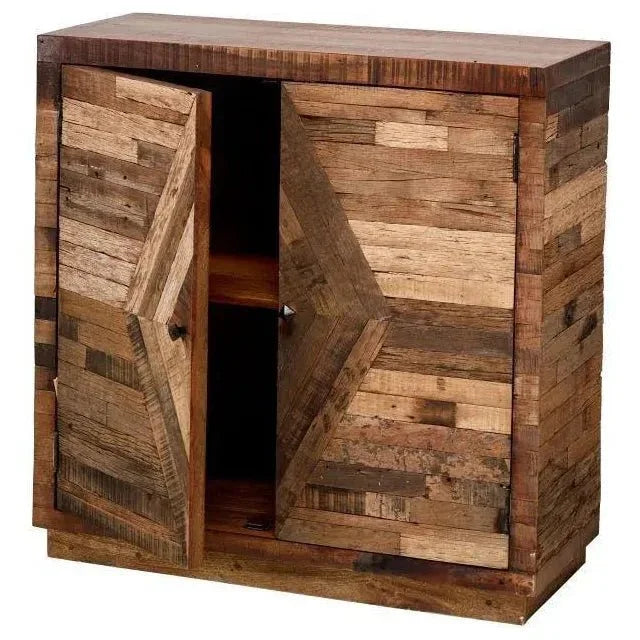 Kensley Natural Wood Cabinet - LOOMLAN - LOOMLAN - Accent Cabinets