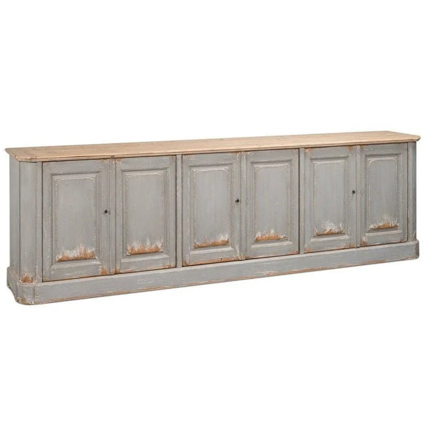 Karlsson Antique Swedish Wood Sideboard - LOOMLAN - Sarreid - Sideboards