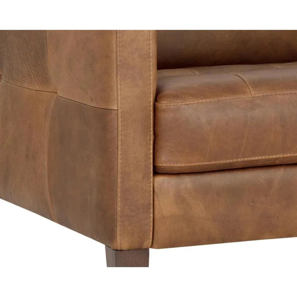 Karmelo Leather Armchair - LOOMLAN - SUNPAN - Club Chairs