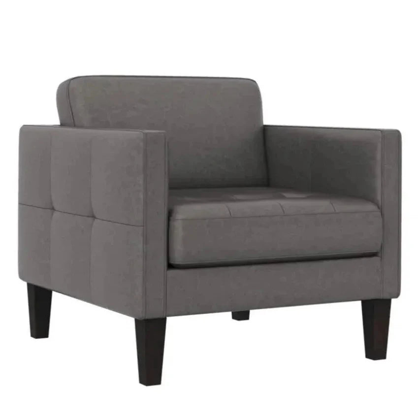 Karmelo Leather Armchair - LOOMLAN - SUNPAN - Club Chairs