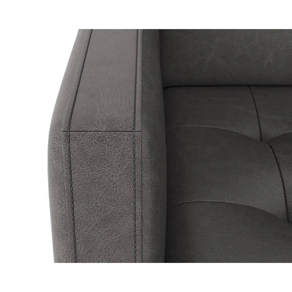 Karmelo Leather Armchair - LOOMLAN - SUNPAN - Club Chairs