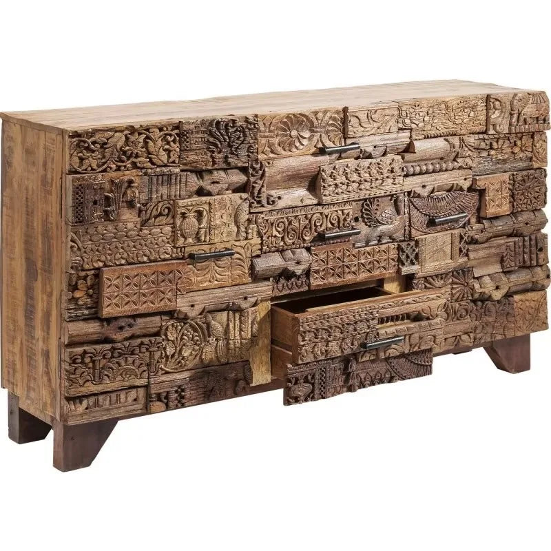 Karri Three Drawers Wood Sideboard