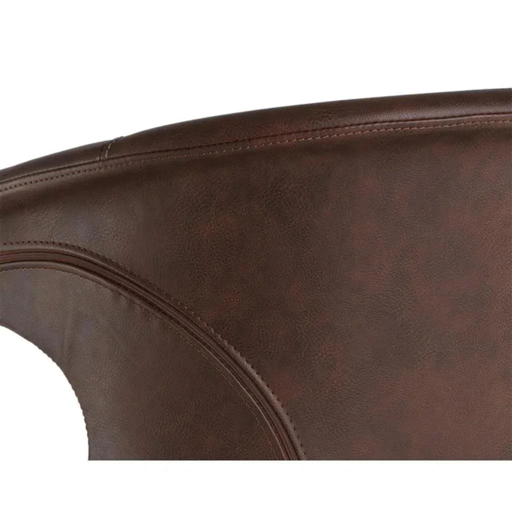 Kash Leather Office Chair-Office Chairs-SUNPAN-LOOMLAN