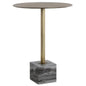 Kata Marble Based Iron Round Bar Table - LOOMLAN - SUNPAN - Bar Tables