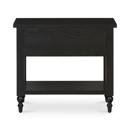 Katherine Black Soft Closing Drawer Nightstand - LOOMLAN - Moe's Home - Nightstands