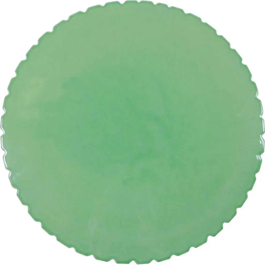 Katra Green Ceramic Outdoor Coffee Table-Outdoor Coffee Tables-Seasonal Living-LOOMLAN