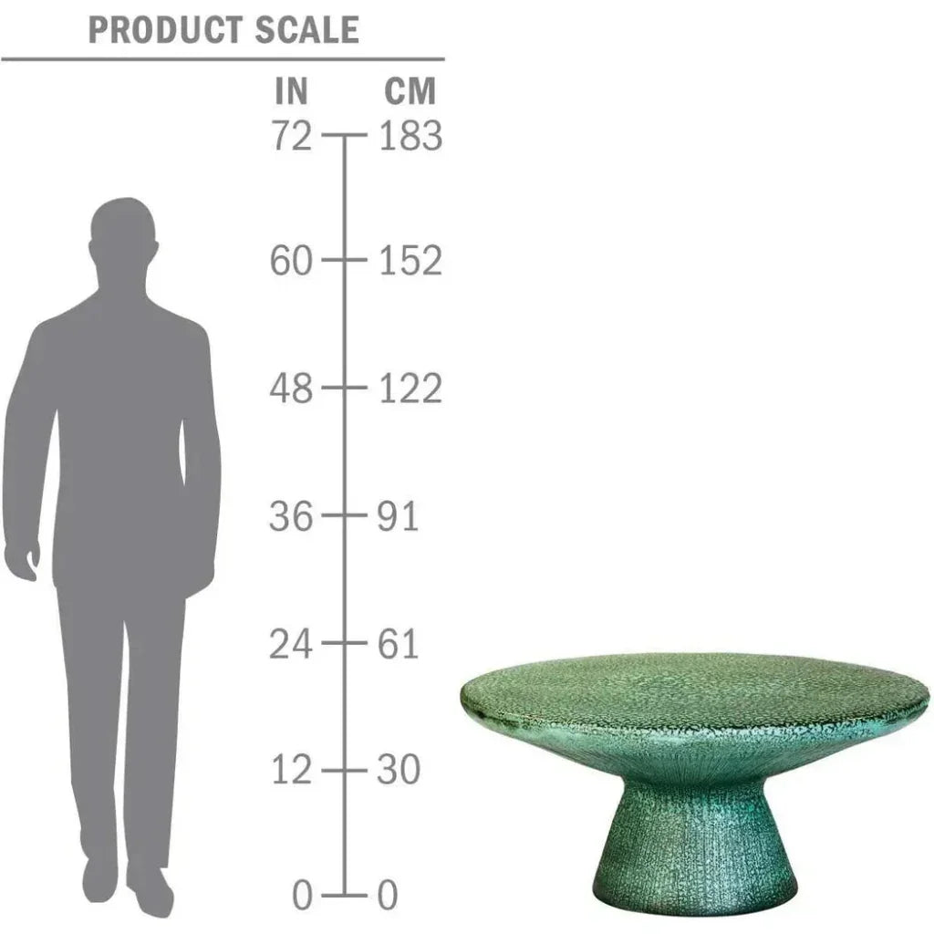 Kavis Coffee Table - Blue Outdoor Coffee Table-Outdoor Coffee Tables-Seasonal Living-LOOMLAN