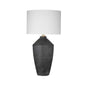 Kaycee White Drum Shade Table Lamp - LOOMLAN - Bassett Mirror - Table Lamps