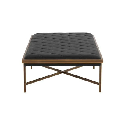 Kayla Leather Backless Bench - LOOMLAN - SUNPAN - Bedroom Benches