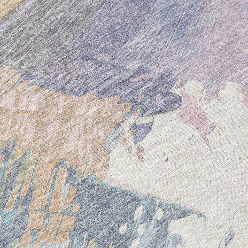 Kazimia Pink Washable Indoor - Outdoor Rug - LOOMLAN - LOOMLAN Rugs - Outdoor Rugs