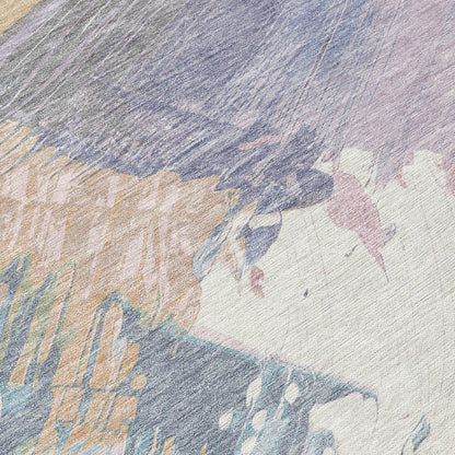 Kazimia Pink Washable Indoor - Outdoor Rug - LOOMLAN - LOOMLAN Rugs - Outdoor Rugs