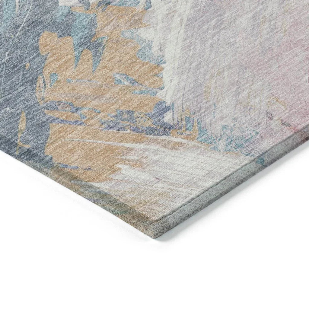 Kazimia Pink Washable Indoor - Outdoor Rug - LOOMLAN - LOOMLAN Rugs - Outdoor Rugs