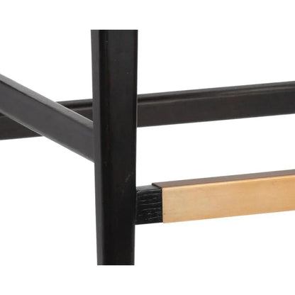 Keagan Leather Barstool - LOOMLAN - SUNPAN - Bar Stools