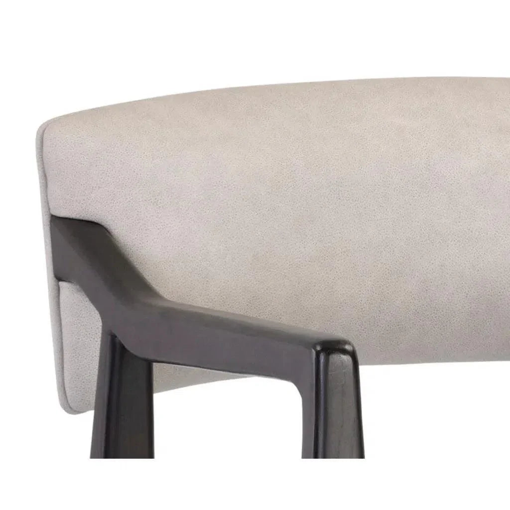 Keagan Leather Barstool - LOOMLAN - SUNPAN - Bar Stools