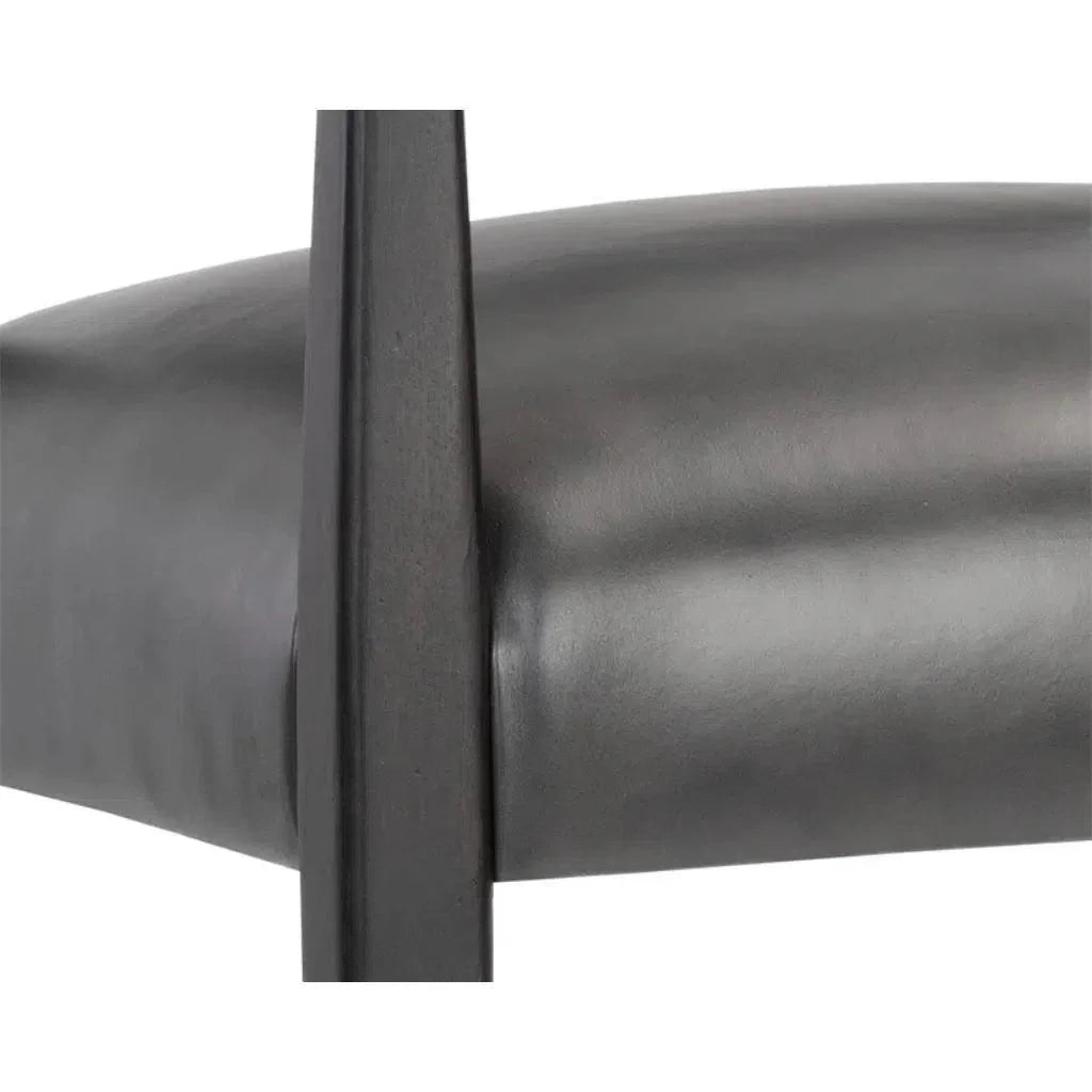 Keagan Leather Barstool - LOOMLAN - SUNPAN - Bar Stools