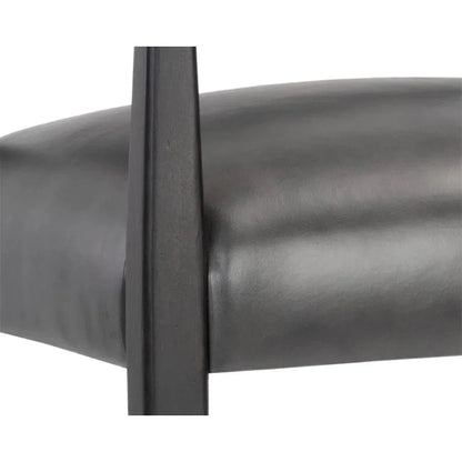 Keagan Leather Barstool - LOOMLAN - SUNPAN - Bar Stools