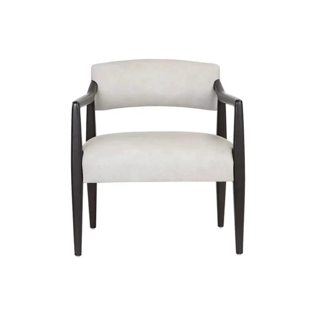 Keagan Leather Lounge Chair - LOOMLAN - SUNPAN - Accent Chairs