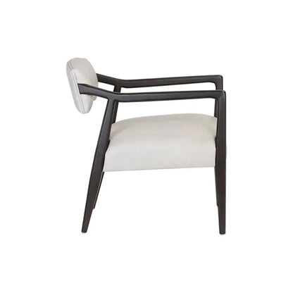 Keagan Leather Lounge Chair - LOOMLAN - SUNPAN - Accent Chairs