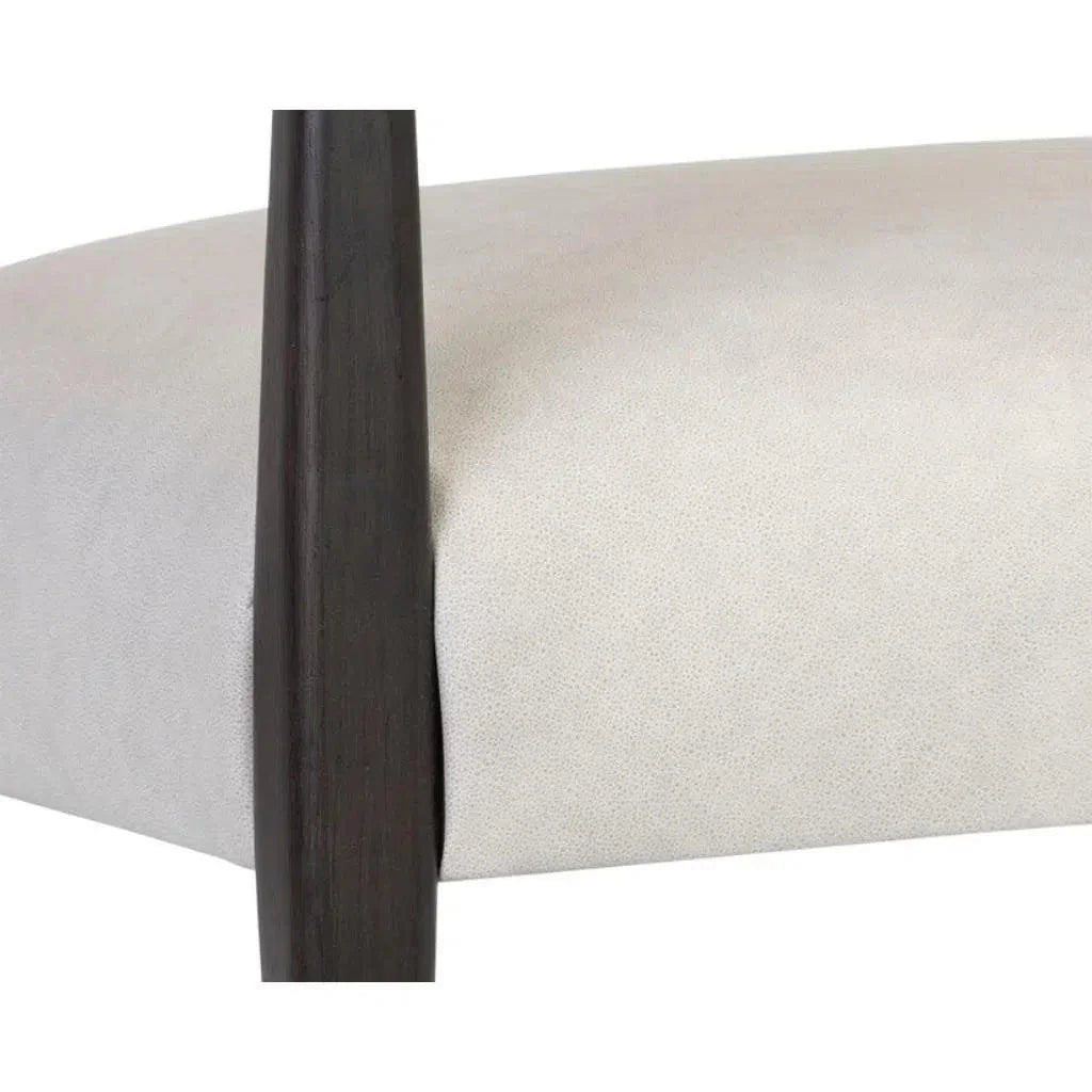 Keagan Leather Lounge Chair - LOOMLAN - SUNPAN - Accent Chairs