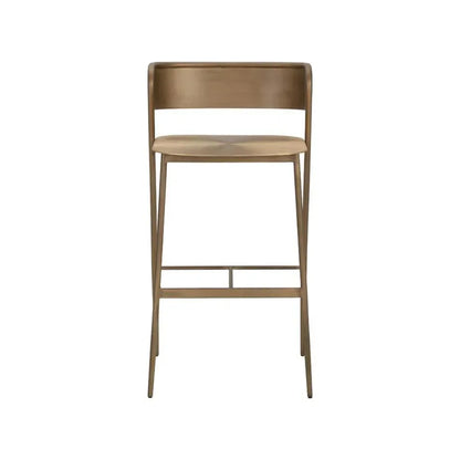 Keanu Powder Coated Iron Barstool - LOOMLAN - SUNPAN - Bar Stools