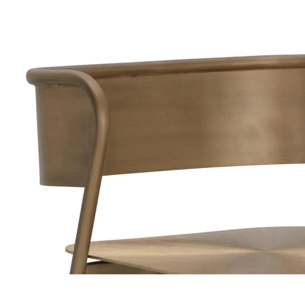 Keanu Powder Coated Iron Barstool - LOOMLAN - SUNPAN - Bar Stools