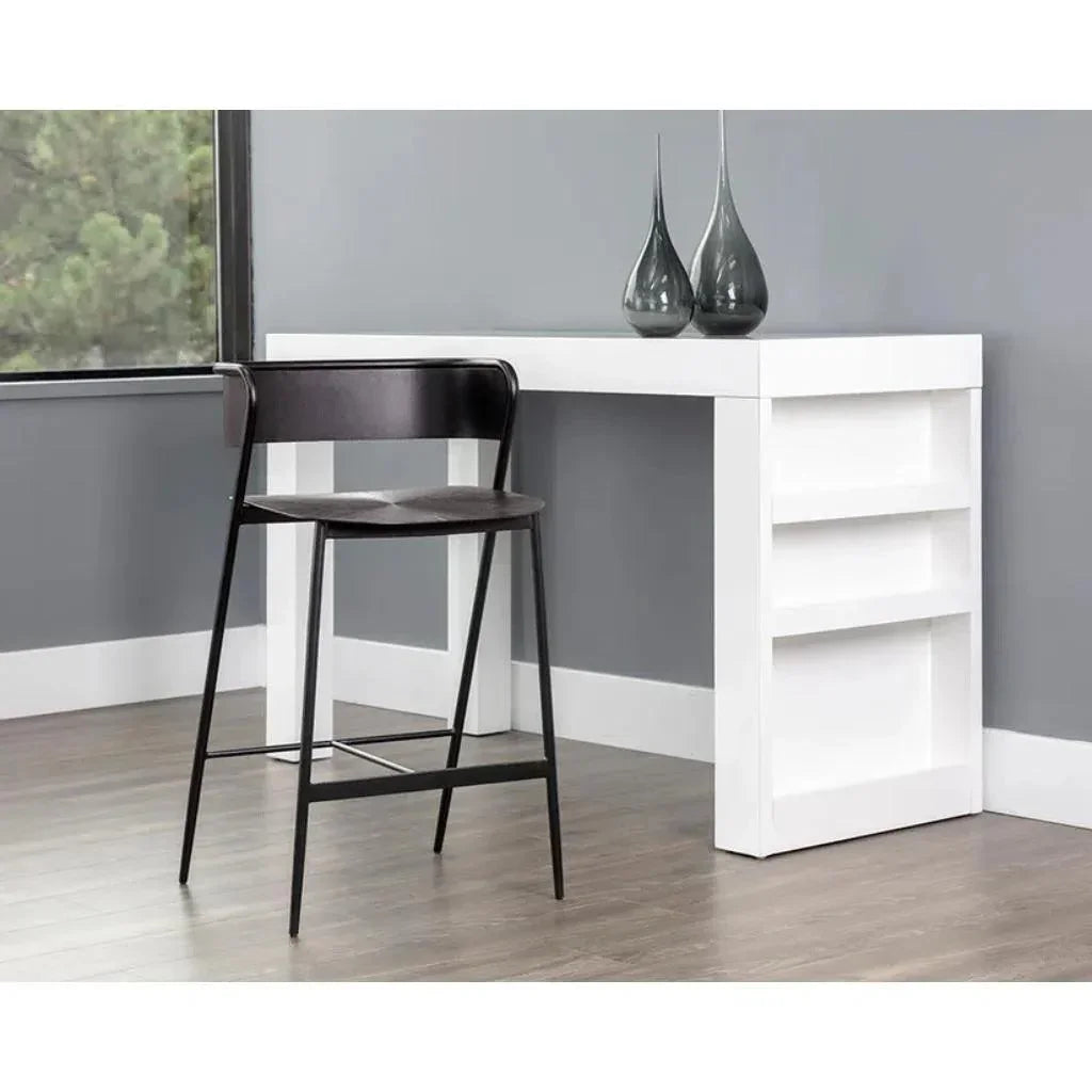 Keanu Powder Coated Iron Counter Stool - LOOMLAN - SUNPAN - Counter Stools