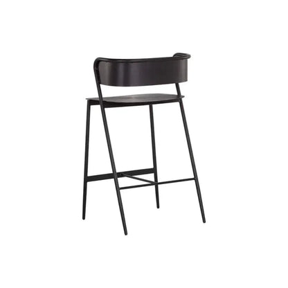 Keanu Powder Coated Iron Counter Stool - LOOMLAN - SUNPAN - Counter Stools