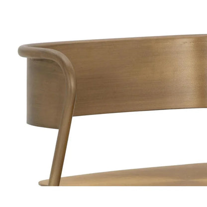 Keanu Powder Coated Iron Counter Stool - LOOMLAN - SUNPAN - Counter Stools