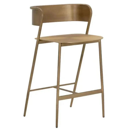 Keanu Powder Coated Iron Counter Stool - LOOMLAN - SUNPAN - Counter Stools