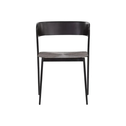 Keanu Powder Coated Iron Dining Chair - LOOMLAN - SUNPAN - Dining Chairs