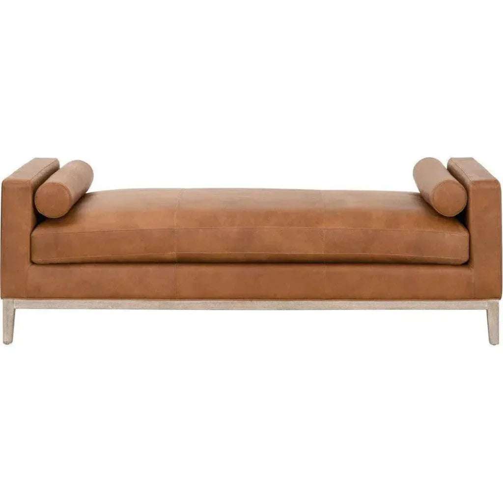 Keaton Daybed Grain Leather Down & Feather - LOOMLAN - Essentials For Living - Sofas & Loveseats