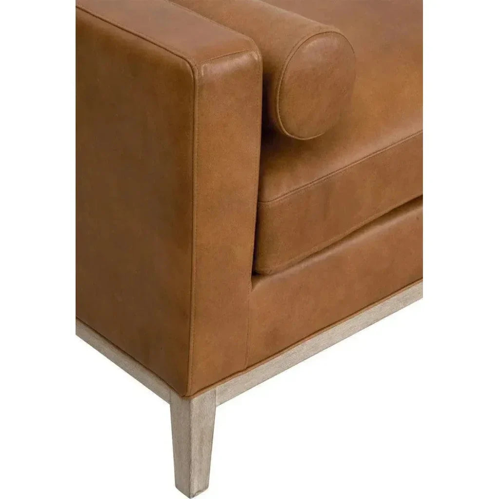 Keaton Daybed Grain Leather Down & Feather - LOOMLAN - Essentials For Living - Sofas & Loveseats