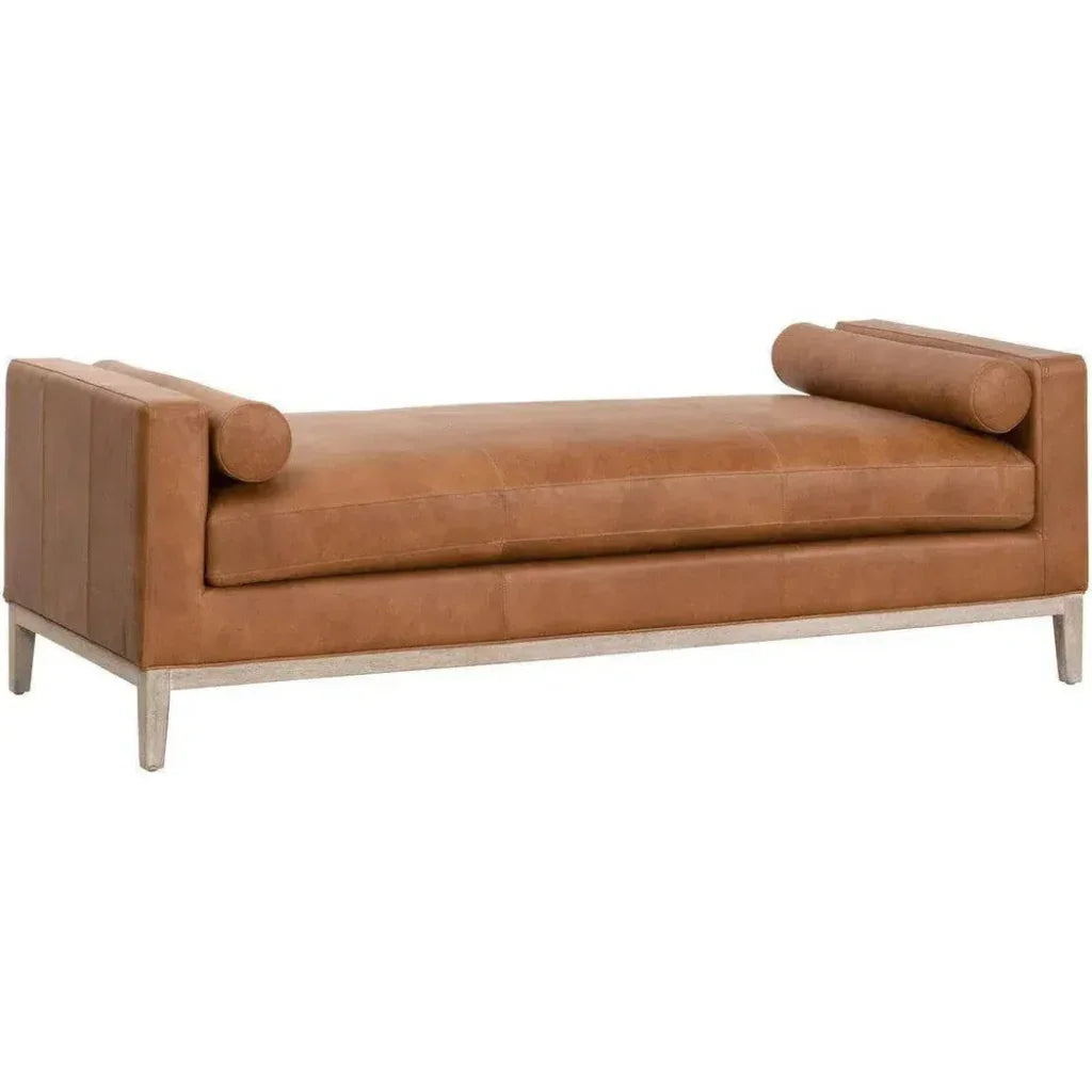 Keaton Daybed Grain Leather Down & Feather - LOOMLAN - Essentials For Living - Sofas & Loveseats