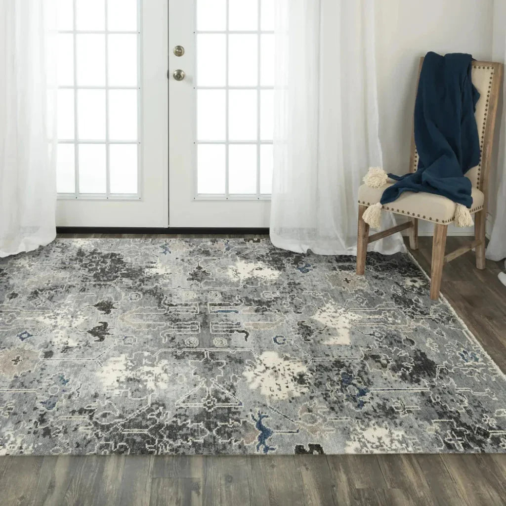 Kela Gray Large Area Rugs For Living Room - LOOMLAN - LOOMLAN - Area Rugs