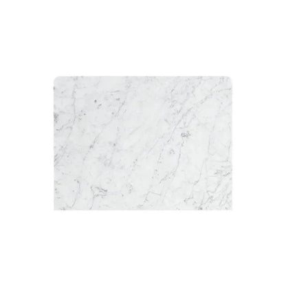 Keldon Nightstand White Marble Grey Wood Base - LOOMLAN - SUNPAN - Nightstands