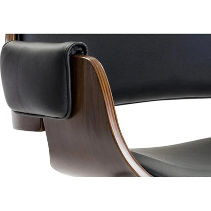 Kellan Office Chair Onyx Faux Leather Seat-Office Chairs-SUNPAN-LOOMLAN