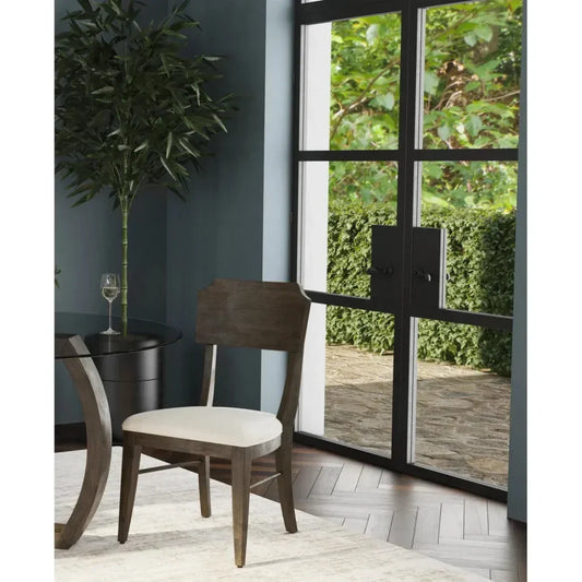 Kellan Performance Fabric Armless Dining Chair 2PC - LOOMLAN - Bassett Mirror - Dining Chairs