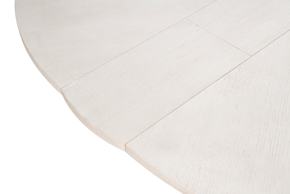 Kelso Equestrian Extendable Round Dining Table-Dining Tables-Sarreid-LOOMLAN