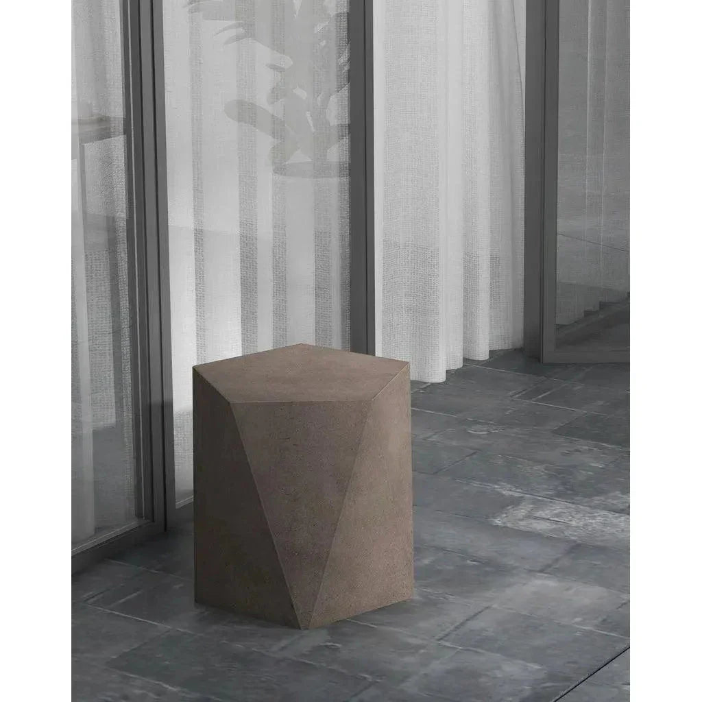 Kelson Fiber Reinforced Concrete Side Table - LOOMLAN - Urbia - Outdoor Side Tables