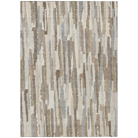 Kember Ivory Washable Indoor - Outdoor Rug - LOOMLAN - LOOMLAN Rugs - Outdoor Rugs