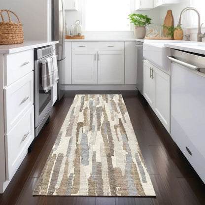 Kember Ivory Washable Indoor - Outdoor Rug - LOOMLAN - LOOMLAN Rugs - Outdoor Rugs