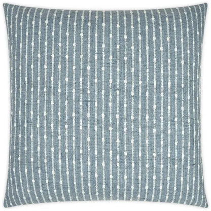 Kemp Denim Stripes Blue Large Throw Pillow Insert - LOOMLAN - D.V. Kap - Throw Pillows