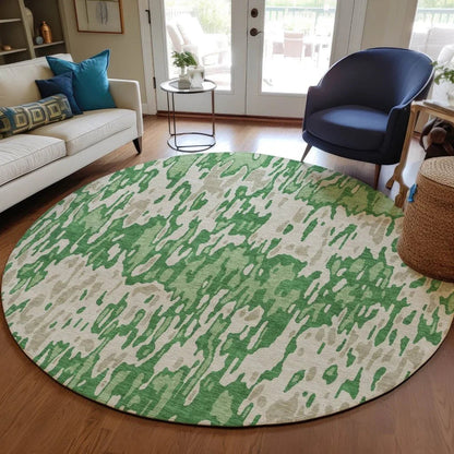 Ken Green Washable Indoor-Outdoor Rug-Outdoor Rugs-LOOMLAN Rugs-LOOMLAN