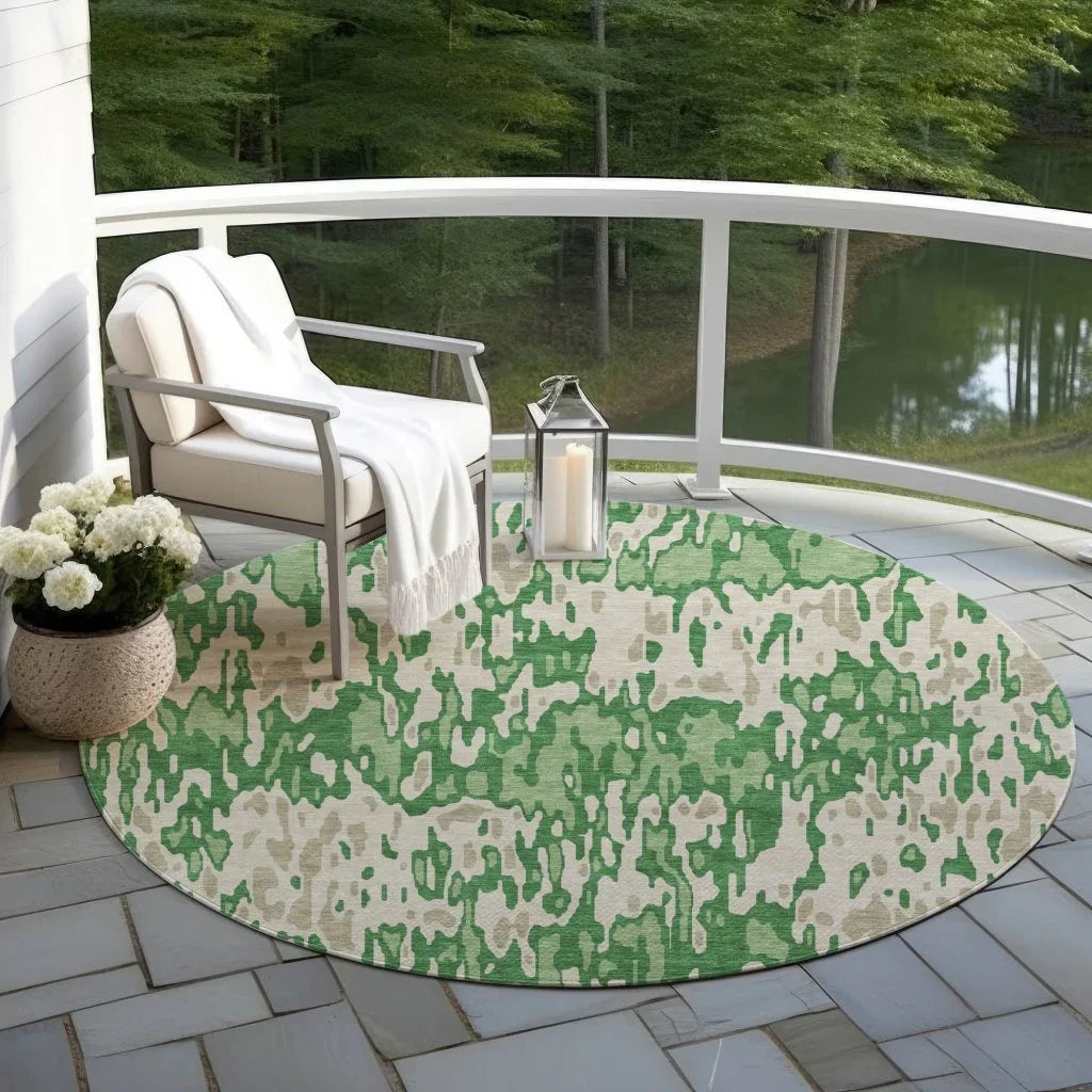 Ken Green Washable Indoor-Outdoor Rug-Outdoor Rugs-LOOMLAN Rugs-LOOMLAN