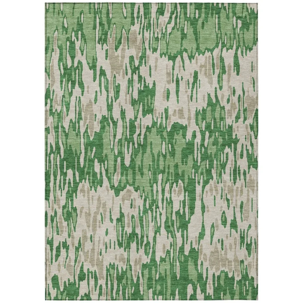 Ken Green Washable Indoor-Outdoor Rug-Outdoor Rugs-LOOMLAN Rugs-2'6" x 3'10"-LOOMLAN