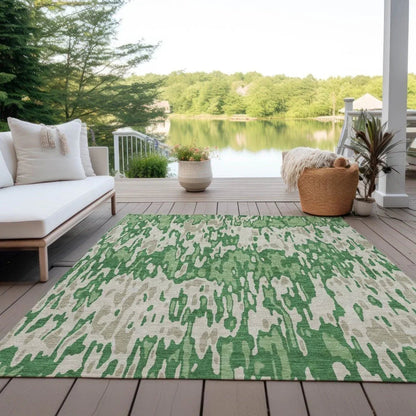 Ken Green Washable Indoor-Outdoor Rug-Outdoor Rugs-LOOMLAN Rugs-LOOMLAN